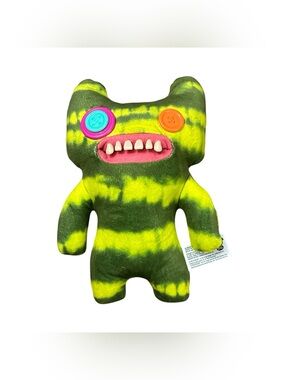 Fuggler Green Tie Dye Button Eye Monster Plush ZURU Spin Master Toy 2024